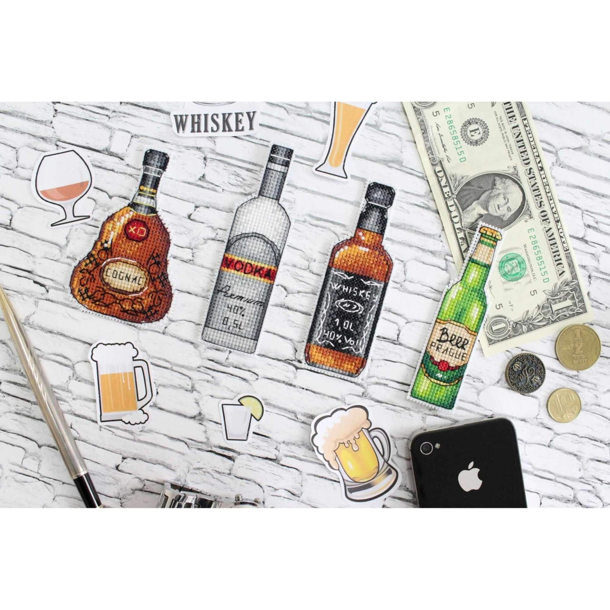 MP Studia Bottles Cross Stitch Kit